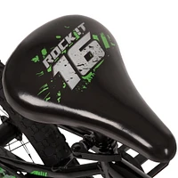 Le Rock It de Huffy ,16 pouces, vélo pour garçons avec roues d’entraînement, noir 4-6 ans