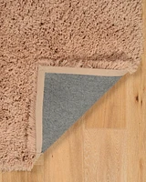 Tapis Shaggy Pastel sable de 8 pi. x 10 pi.