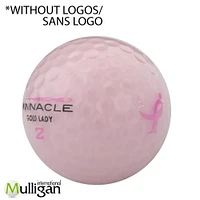 Mulligan - 48 balles de golf récupérées Pinnacle Lady 5A Pristine, Rose