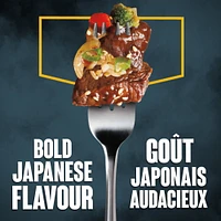 Steak De Bœuf Teriyaki Sucré Et Salé Sur Riz Surgelé, Boîte Steak De Bœuf Teriyaki Sucré Et Salé Sur Riz Surgelé, Boîte