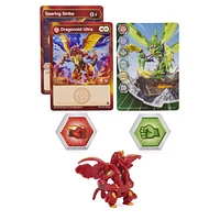 Bakugan Ultra, Dragonoid, Figurine Geogan Rising articulée de 7,6 cm et carte à collectionner