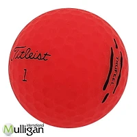 Mulligan - 12 Titleist TruFeel 2024 Matte 4A Recycled Used Golf Balls, Red