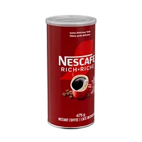 Rich Instant Coffee, Responsibly Sourced, Rich And Delicious With A Flavourful Aroma, Delicious: 100% Pure Coffee, Just Add Hot Water, 475 g