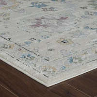 Rug Branch Nomad Classic Indoor Area Rug, Beige Cream, Boho - Living Room, Bedroom, Dining Room, and Kitchen