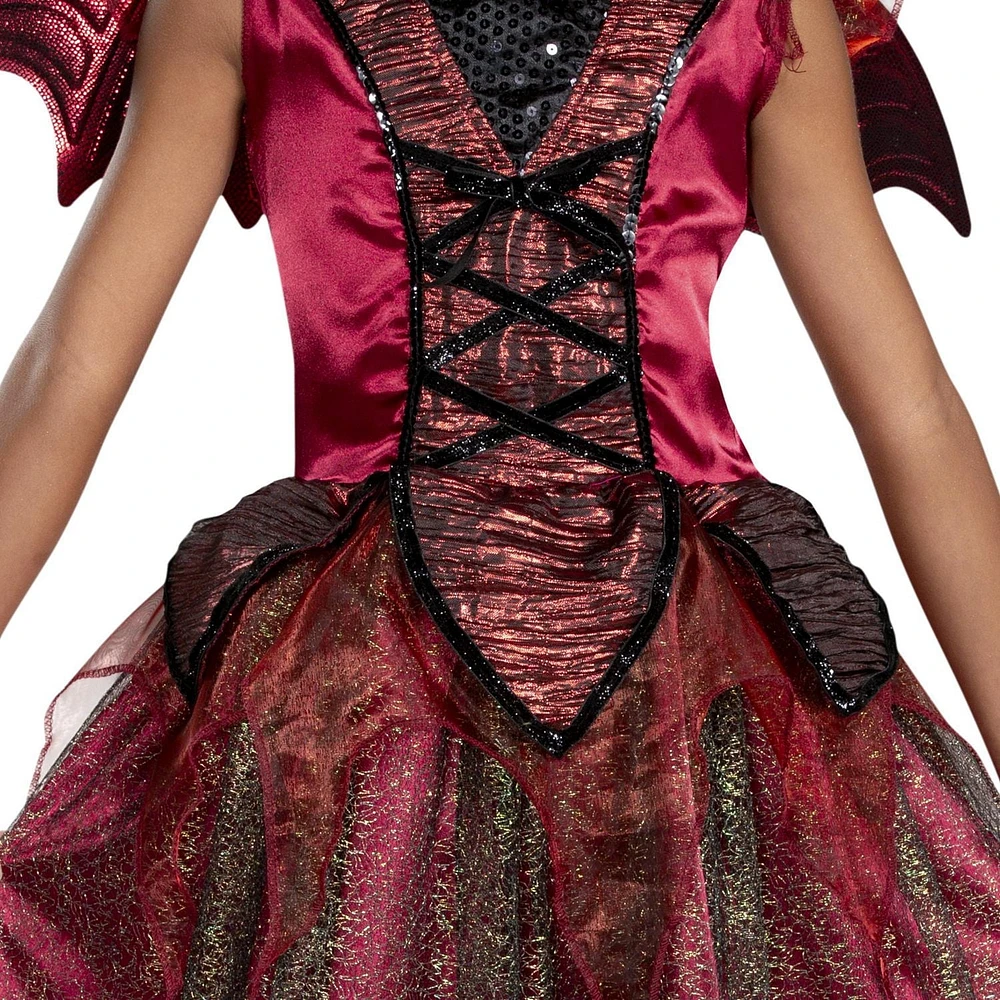 Costume de dragon fougueux pour filles M.