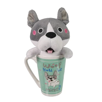 Peluche pressée dans une tasse Valentine