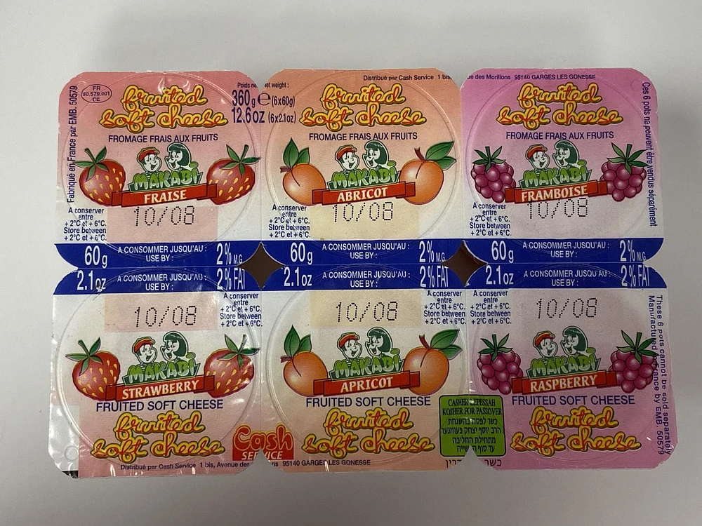 Makabi Petit Suisse - Fruited Soft cheese 6 pk.