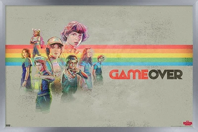 Netflix Stranger Things 3 - Game Over Wall Poster with Push Pins, 14.725" x 22.375"