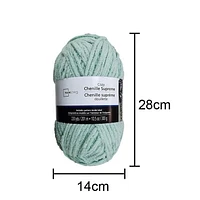 MAINSTAYS cozy white chenille yarn