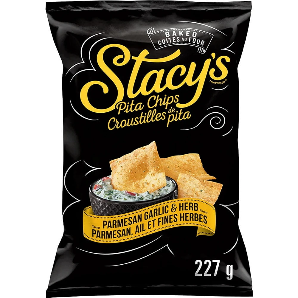 Stacy's Parmesan Garlic & Herb Flavour Pita Chips, 227g