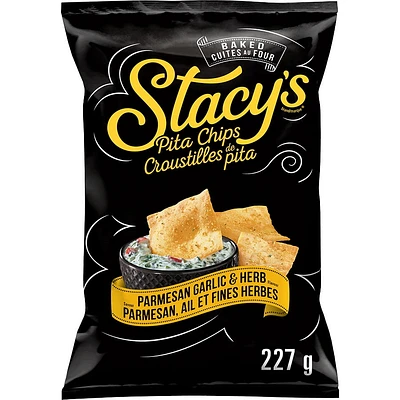 Stacy's Parmesan Garlic & Herb Flavour Pita Chips, 227g