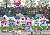 Buffalo Games - Le puzzle Charles Wysocki - Confection Street - en 300 pièces