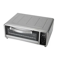 Kalorik MAXX High Heat 600°F Air Fryer and Pizza Oven with Pizza Stone, in Stainless Steel (AFKA600PZB43)
