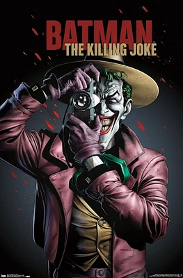 DC Comics Movie - The Killing Joke - Key Art Wall Poster, 22.375" x 34" Framed