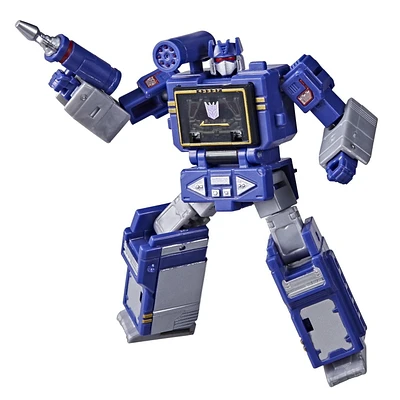 Transformers Generations War for Cybertron: Kingdom, figurine WFC-K21 Soundwave classe Origine, pour enfants, à partir de 8 ans, 8,5 cm
