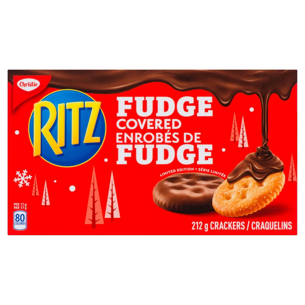 Craquelins Ritz Enrobés De Fudge