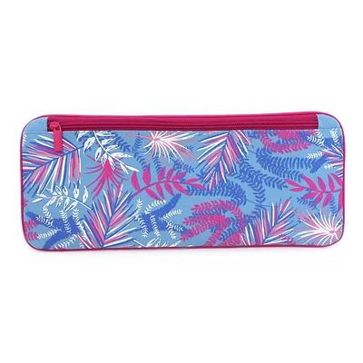 Pen+Gear Tropical Large Pencil Pouch with Botanical Floral Design