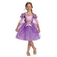 Costume classique de la princesse Disney Rapunzel de l’enfant
