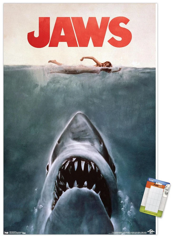 Jaws - One Sheet Wall Poster, 22.375" x 34"