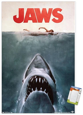 Jaws - One Sheet Wall Poster, 22.375" x 34"