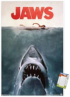 Jaws - One Sheet Wall Poster, 22.375" x 34"