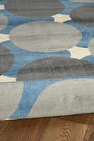 Capri Jasper Blue & Grey 6' 5" x 9' 3" Area Rug