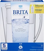 Brita pichet Slim & Filtre de rechange paq. de 3