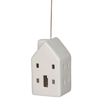 Temps de vacances ensemble de 3 ornement de maison LED