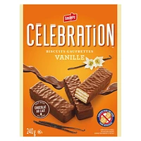 Celebration Leclerc Vanilla Wafer Cookies, 240 g/Boxed Wafer Cookies