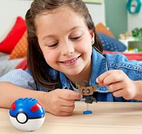 MEGA Pokémon Figurine articulée Brocélôme, 25 pièces