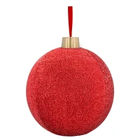 ORNEMENTS SCINTILLANTS DE 30 CM - ROUGE