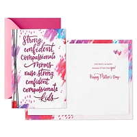 Assortiment de cartes Hallmark de la fête des Mères, paquet de 3 cartes pour les amies (« Moms Run the World »)
