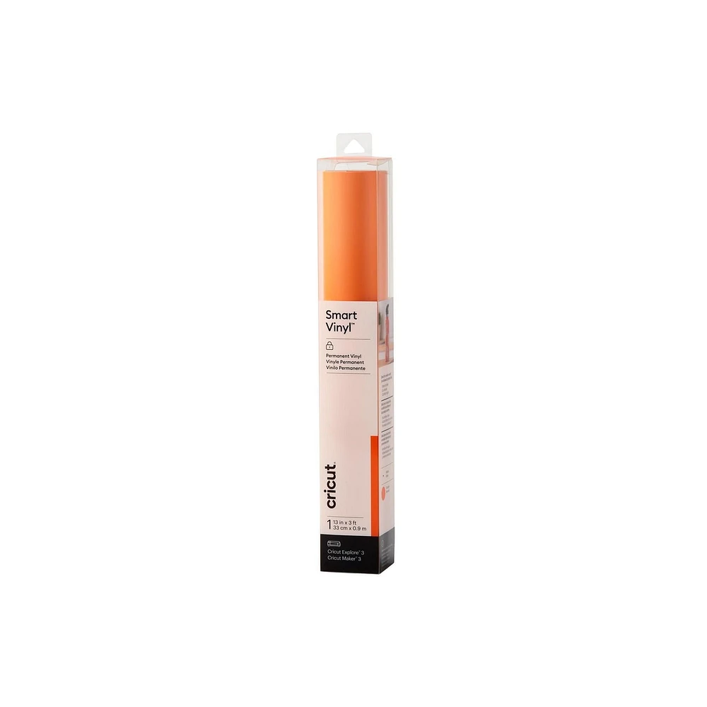 Cricut Vinyle Intelligent – Permanent (3 Pi), Orange