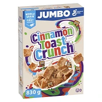 Cinnamon Toast Crunch Breakfast Cereal, Jumbo Size, Whole Grains, 830 g, 830 g