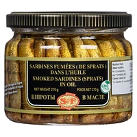 S&F Smoked Sardines (sprats) in Oil, 270 g