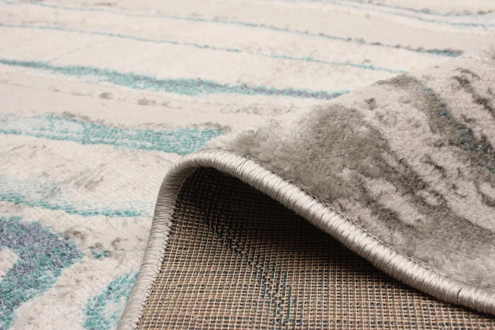 ECARPET Zhara 5'0" x 8'0" Contemporain/Moderne Tapis pour salon, chambre, salle à manger, entrée, couloir et plus encore.