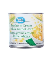 Great Value Peaches & Cream Corn, 341 mL