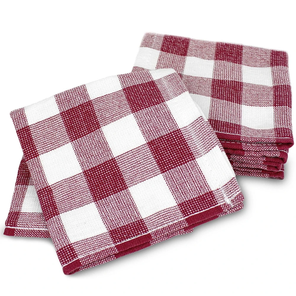 Paquet de 4 Lavettes en tissu boucle