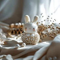 TINY HANDS White Pearl Beads, 325 pack, 7.25mm (0.3in), Age 6+, Kids, Crafts, Projects, PEARL BEADS 325PCS