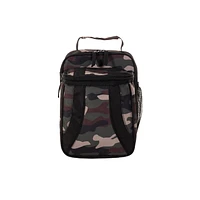 Sac à lunch de luxe avec poche avant, camo