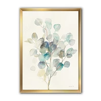 Designart Feuilles d'eucalyptus I Art mural encadré
