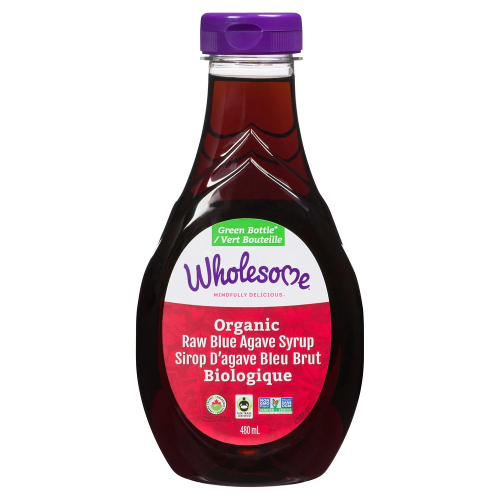 Sirop d'agave bleu biologique cru de Wholesome Sweeteners