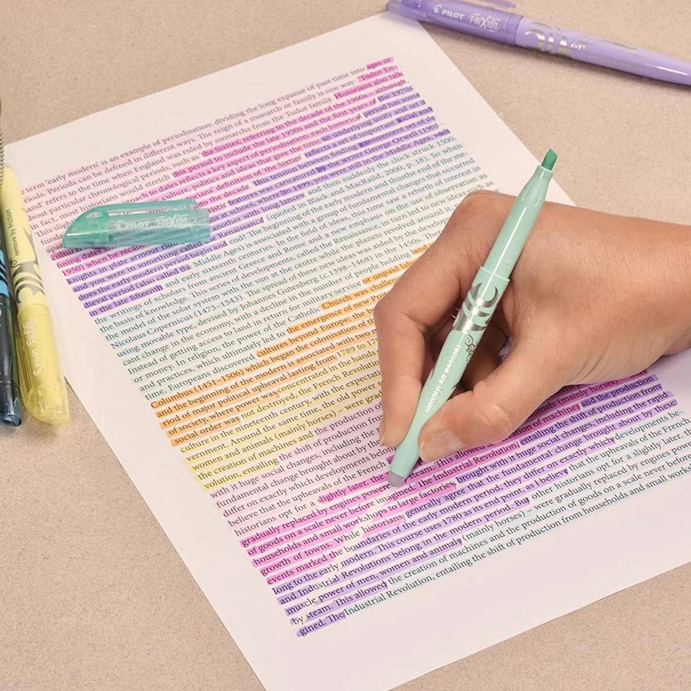 FriXion Surligneurs Effaçables - Couleurs Pastel 2/paquet