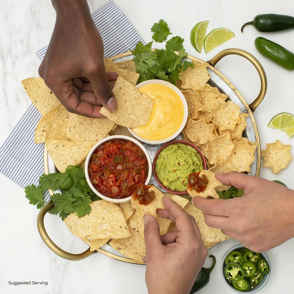 Tostitos Hint of Spicy Queso flavour tortilla chips