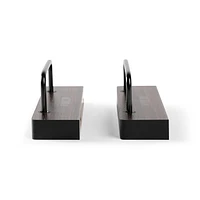 Victrola Vinyl Record Shelves - Pair - Espresso
