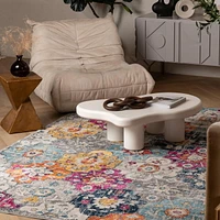 Tapis floral moderne de la collection Savannah de Rug Branch
