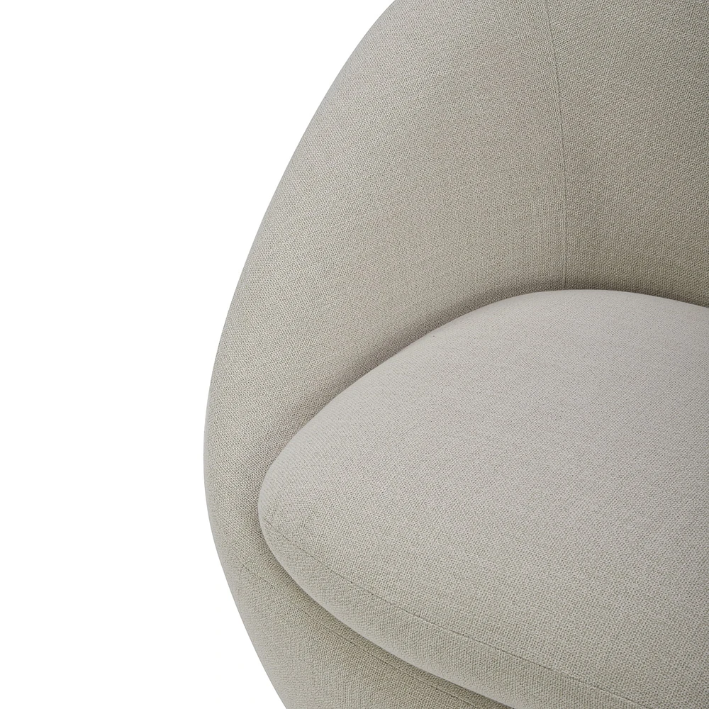 Better Homes & Gardens Mira Swivel Chair, Linen, Better Homes & Gardens Mira Swivel Chair, LinenSoft linen fabric provides lasting comfort360-degree swivel base for easy movement