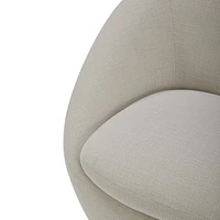Better Homes & Gardens Mira Swivel Chair, Linen, Better Homes & Gardens Mira Swivel Chair, LinenSoft linen fabric provides lasting comfort360-degree swivel base for easy movement