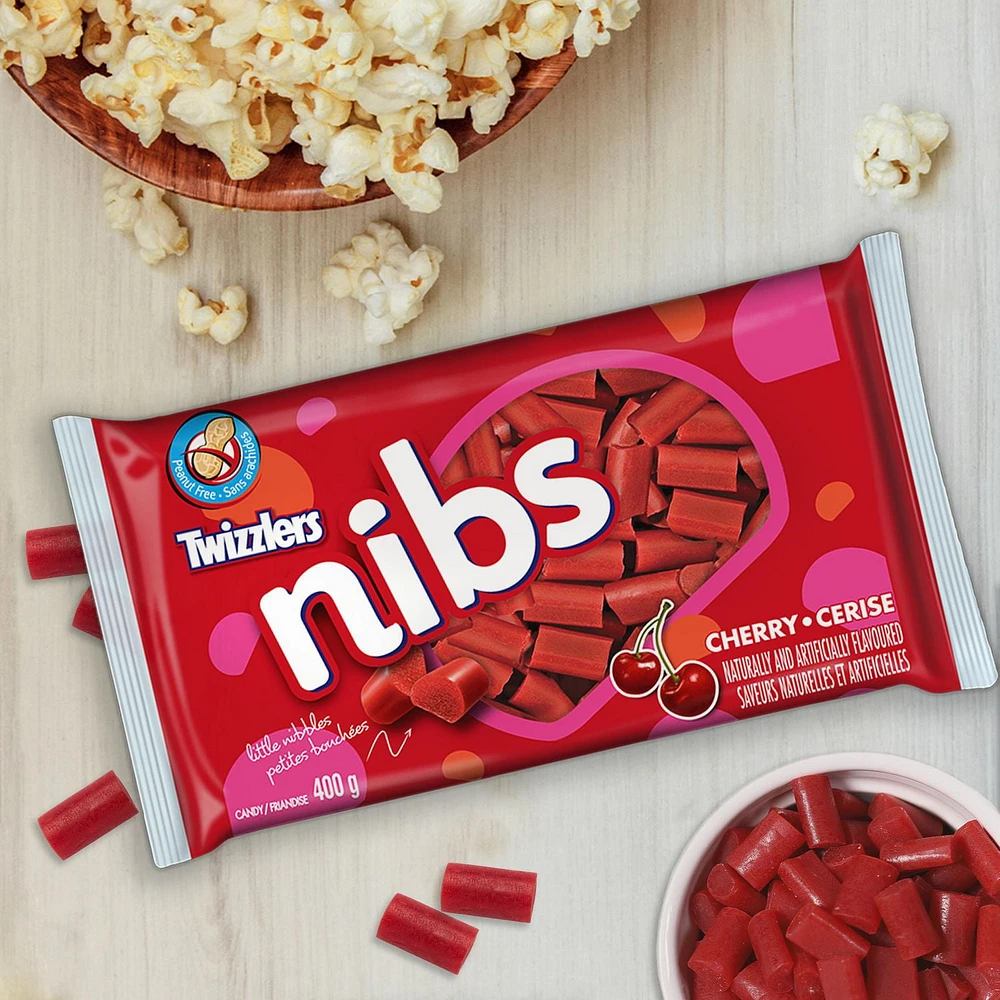 TWIZZLERS NIBS Cherry Candy, 400g