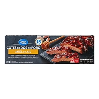 Great Value Honey Garlic Pork Back Ribs, 680 g